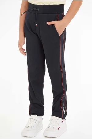 Tommy Hilfiger Pantaloni tuta bambino/a TAPE REGULAR colore con applicazione KB0KB09066