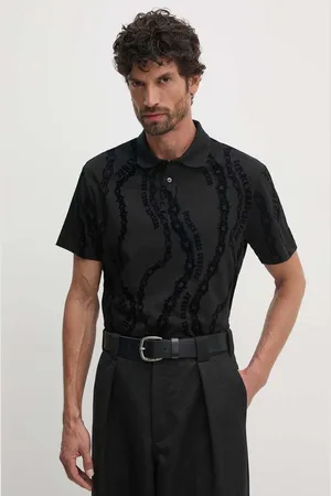 VERSACE Polo in cotone colore 77GAG6R0 JS415