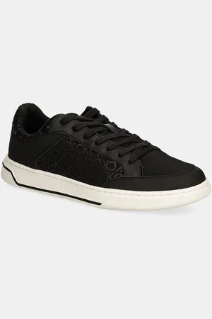 Calvin Klein Sneakers in pelle LOW TOP LACE UP REPR MONO colore HM0HM01594