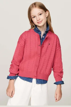 Tommy Hilfiger Cardigan di cotone bambino/a colore KG0KG08546