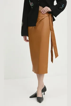 Never Fully Dressed Gonna Vegan Leather Jaspre Skirt colore NFDSK473