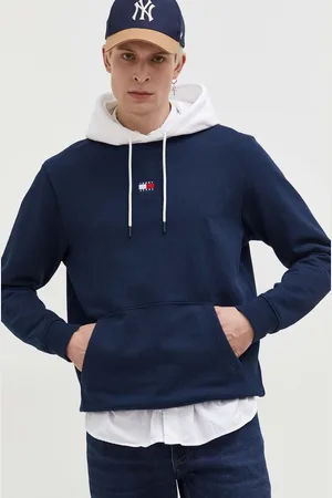 Tommy Hilfiger Felpa uomo colore con cappuccio con applicazione