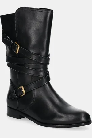 Ralph Lauren Stivaletti alla caviglia in pelle Briannah donna colore 802945680001