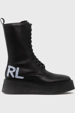 Karl Lagerfeld Stivaletti alla caviglia in pelle ZEPHYR donna