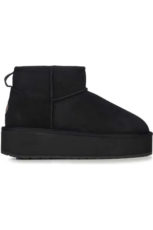 Emu Stivali da neve in camoscio Stinger Micro Flatform colore W13082.BLAK
