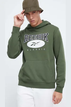 Reebok Felpa uomo con cappuccio