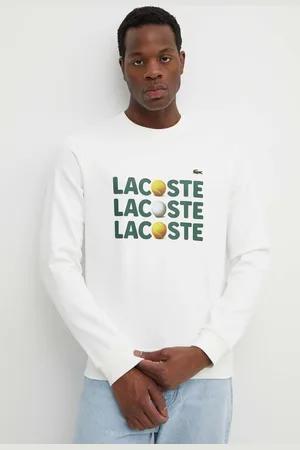 Lacoste Felpa in cotone uomo colore
