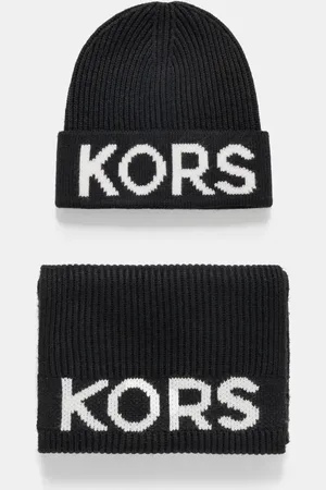 Michael Kors Cappello e sciarpa con aggiunta di lana colore 540005