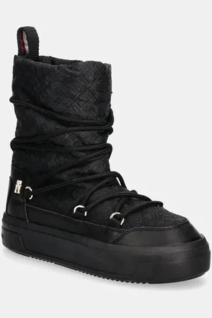 Tommy Hilfiger Stivali da neve LACE-UP MONOGRAM SNOWBOOT colore FW0FW08430