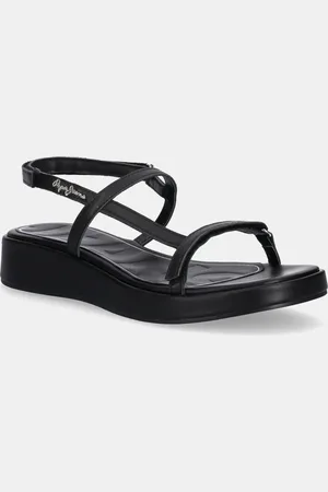Pepe Jeans Sandali in pelle HARU MIX donna colore PLS90677