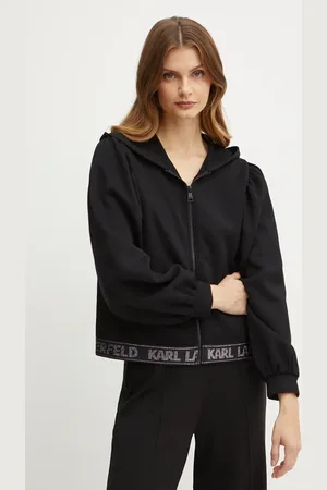 Karl Lagerfeld Felpa donna colore con cappuccio 246W1803