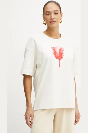 HUGO BOSS T-shirt in cotone donna colore 50532093