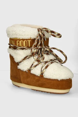Moon Boot Stivali da neve in camoscio MB ICON LOW SHEARLING colore 80D1409580 MA03
