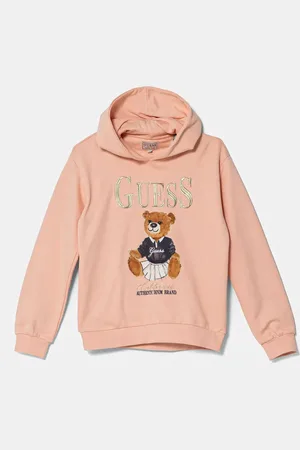 Guess Felpa in cotone bambino/a colore con cappuccio J5RQ04 KAD74
