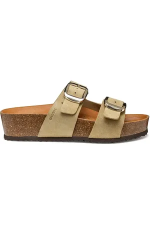 Geox Ciabatte slide in camoscio D BRIONIA H donna colore D551DA 00022 C6738