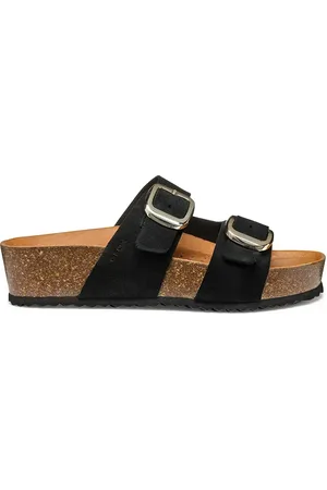 Geox Ciabatte slide in camoscio D BRIONIA H donna colore D551DA 00022 C9999