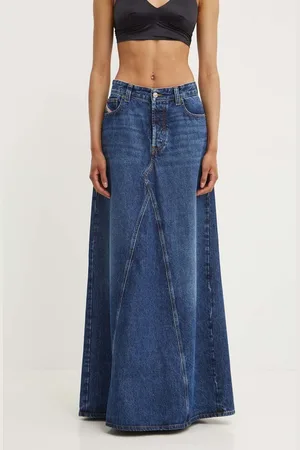 Diesel Gonna di jeans DE-PAGO GONNA colore nero