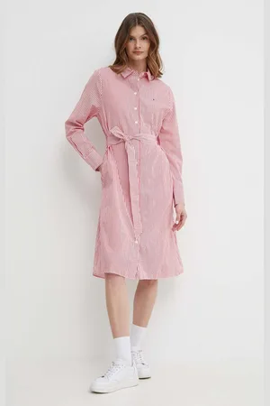 Tommy Hilfiger Vestito in cotone colore rosa