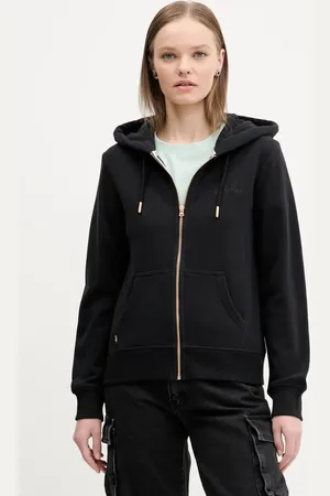Superdry Felpa in cotone donna colore con cappuccio W2012358A-02A