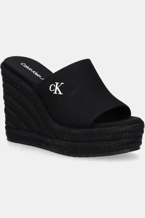 Calvin Klein Ciabatte slide WEDGE ROPE SLIDE MG donna colore YW0YW01699
