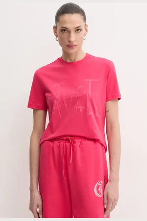 Roberto Cavalli T-shirt in cotone donna colore 78PAHT02 CJ500