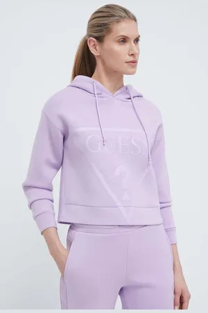 Guess Felpa donna colore con cappuccio