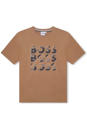 HUGO BOSS T-shirt in cotone per bambini colore J51200