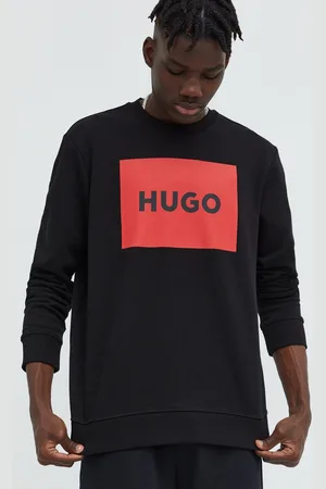 HUGO BOSS Felpa in cotone uomo