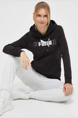 PUMA Felpa donna con cappuccio