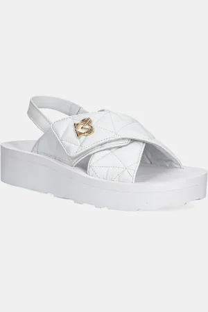 Moschino Sandali in pelle donna colore JA16044I1MIE0100