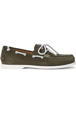 Ralph Lauren Mocassini in camoscio Merton Boat uomo colore 803961291002