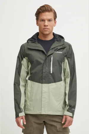 Columbia Giacca impermeabile Pouring Adventure uomo colore nero 2117171