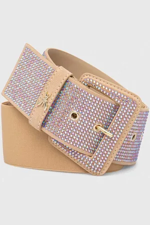 Patrizia Pepe Cintura in pelle scamosciata colore
