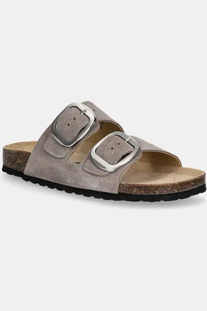 Bianco Ciabatte slide in camoscio BIAMIAMI donna colore 11201783