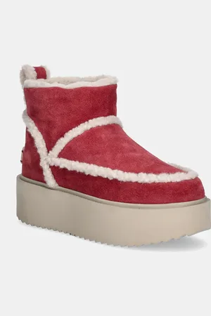 INUIKII Stivali da neve in camoscio X Coccinelle Classic Low Shearling colore 75204-150
