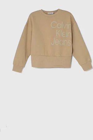 Calvin Klein Felpa in cotone bambino/a colore