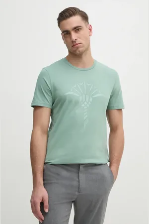 JOOP! T-shirt in cotone uomo colore turchese