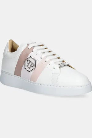 Philipp Plein Sneakers in pelle Lo-Top Hexagon donna colore USC0704 PLE005N 0103