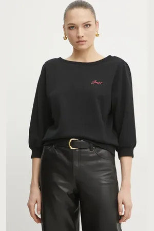 HUGO BOSS Felpa in cotone donna colore 50538995