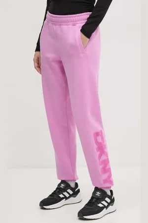 DKNY Pantaloni della tuta colore con applicazione DP5P3585