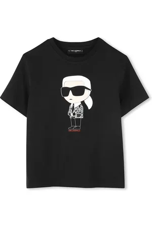 Karl Lagerfeld T-shirt in cotone per bambini colore Z30438