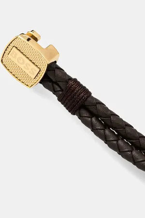 HUGO BOSS Bracciale in pelle uomo 1580667M