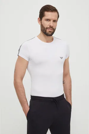 Emporio Armani Maglietta lounge colore con applicazione 111035 4R523