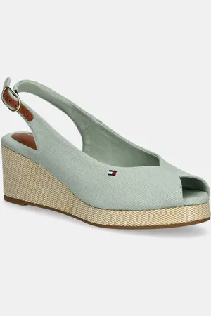 Tommy Hilfiger Sandali FLAG MID WEDGE ESPAD SLINGBACK colore FW0FW08595