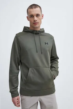 Under Armour Felpa tuta colore con cappuccio