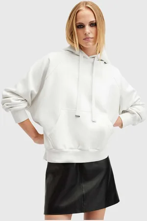 AllSaints Felpa in cotone TALON UNDRGRND HOODY donna colore con cappuccio W051JB