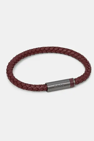 HUGO BOSS Bracciale in pelle uomo 1580626