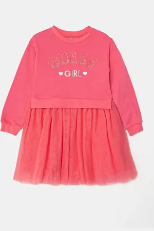 Guess Vestito di cotone bambina colore K5RK05 K82T0