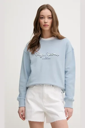 Pepe Jeans Felpa in cotone MADDY donna colore PL581484