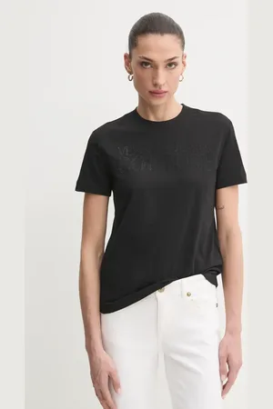 VERSACE T-shirt in cotone donna colore 78HAHS04 CJ00S